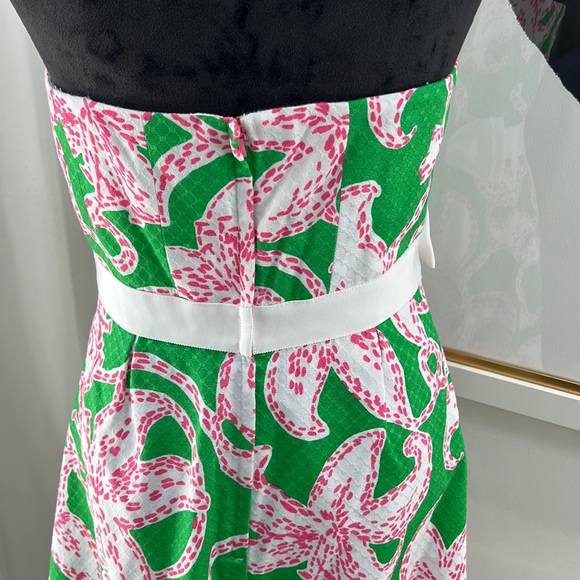 Lilly Pulitzer Amberly Starfish Bow Dress, Size 8 - Picture 7 of 13